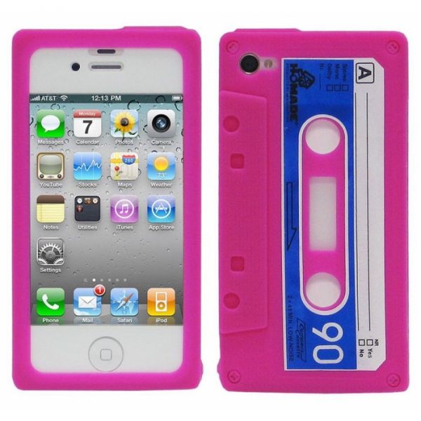 Capinha para iPhone 4 e 4S - Retrô Fita Cassete