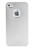 Capinha em  Alumínio para iPhone 4/4S  (Prata)